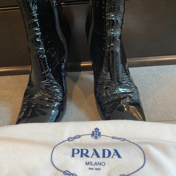 Prada boots - naplak classic nero 1T9272 - Picture 4 of 4
